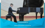 Новые результаты конкурсов